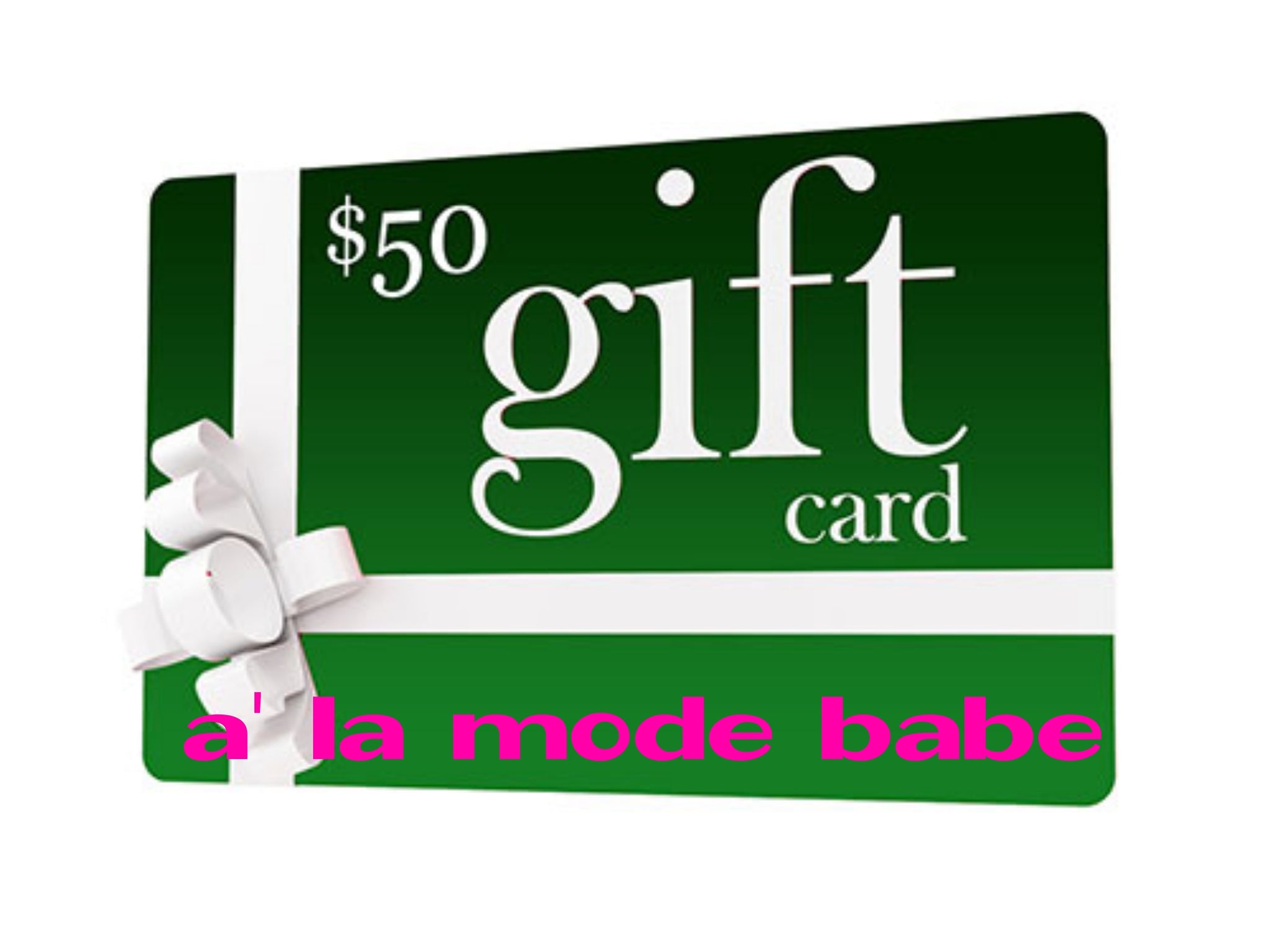 a' la mode babe Gift Card